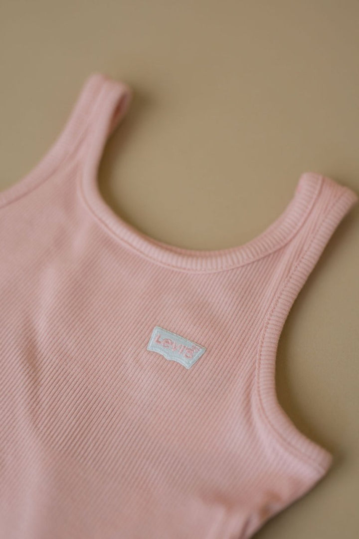 Levis Meet And Greet Ribbed Tank - Coral Blush | Torgunns Barneklær AS