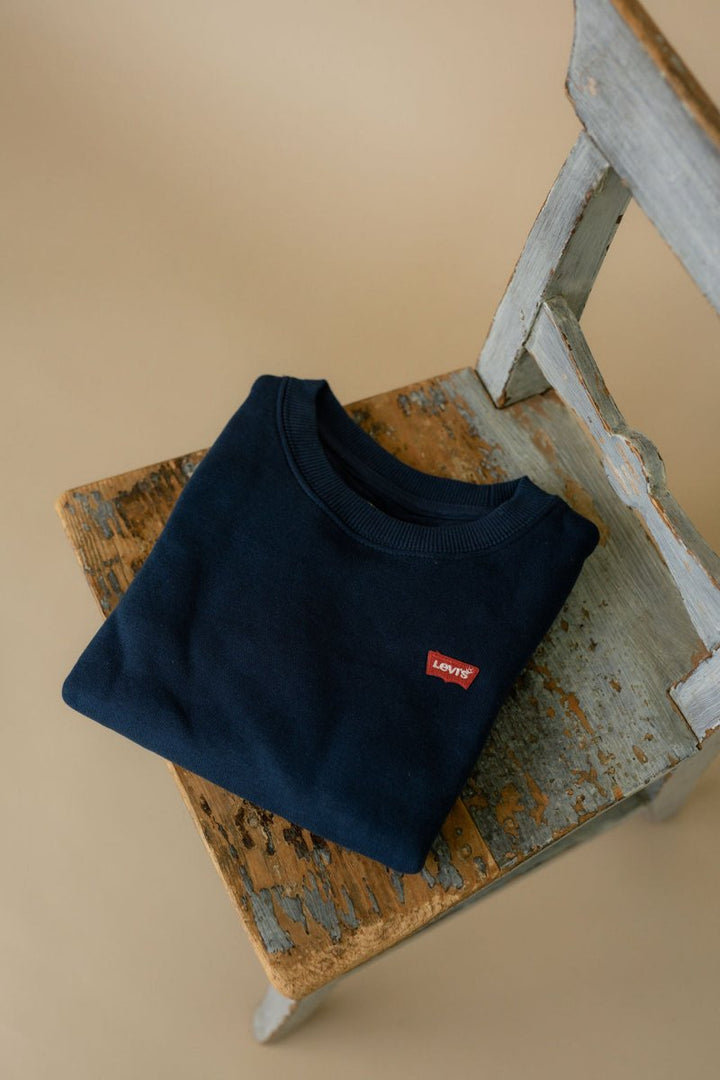 Levis Mini Logo Crewneck Sweatshirt – Dress Blues | Torgunns Barneklær AS