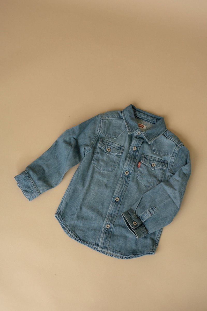 Levis New Barstow Western Shirt – Vintage Stone | Torgunns Barneklær AS
