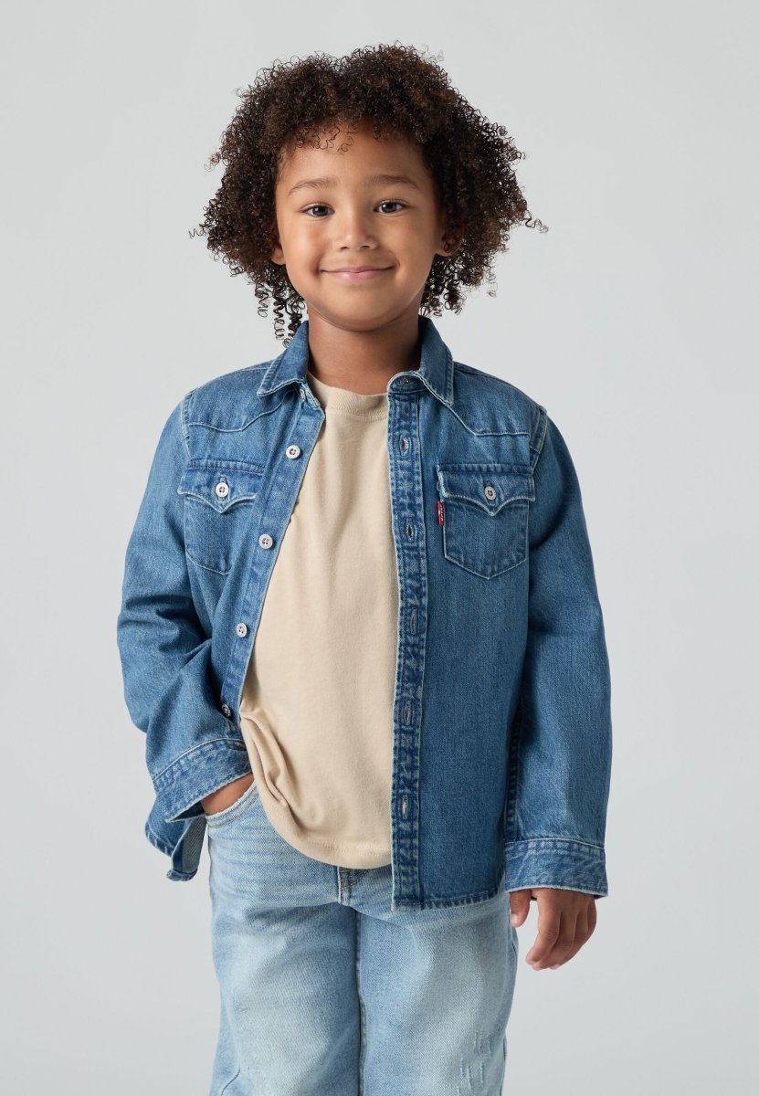 Levis New Barstow Western Shirt – Vintage Stone | Torgunns Barneklær AS