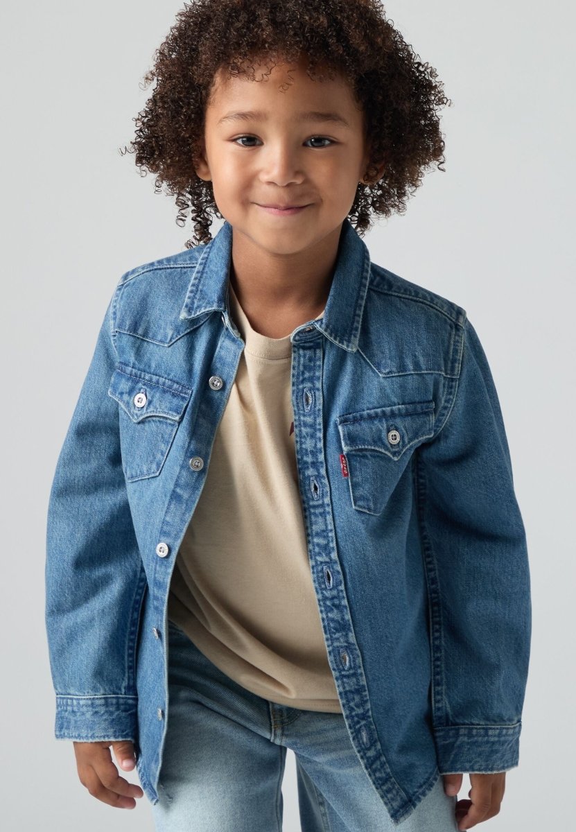 Levis New Barstow Western Shirt – Vintage Stone | Torgunns Barneklær AS