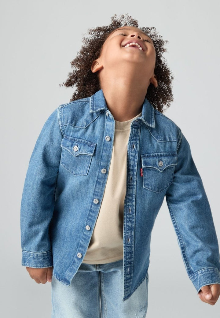 Levis New Barstow Western Shirt – Vintage Stone | Torgunns Barneklær AS