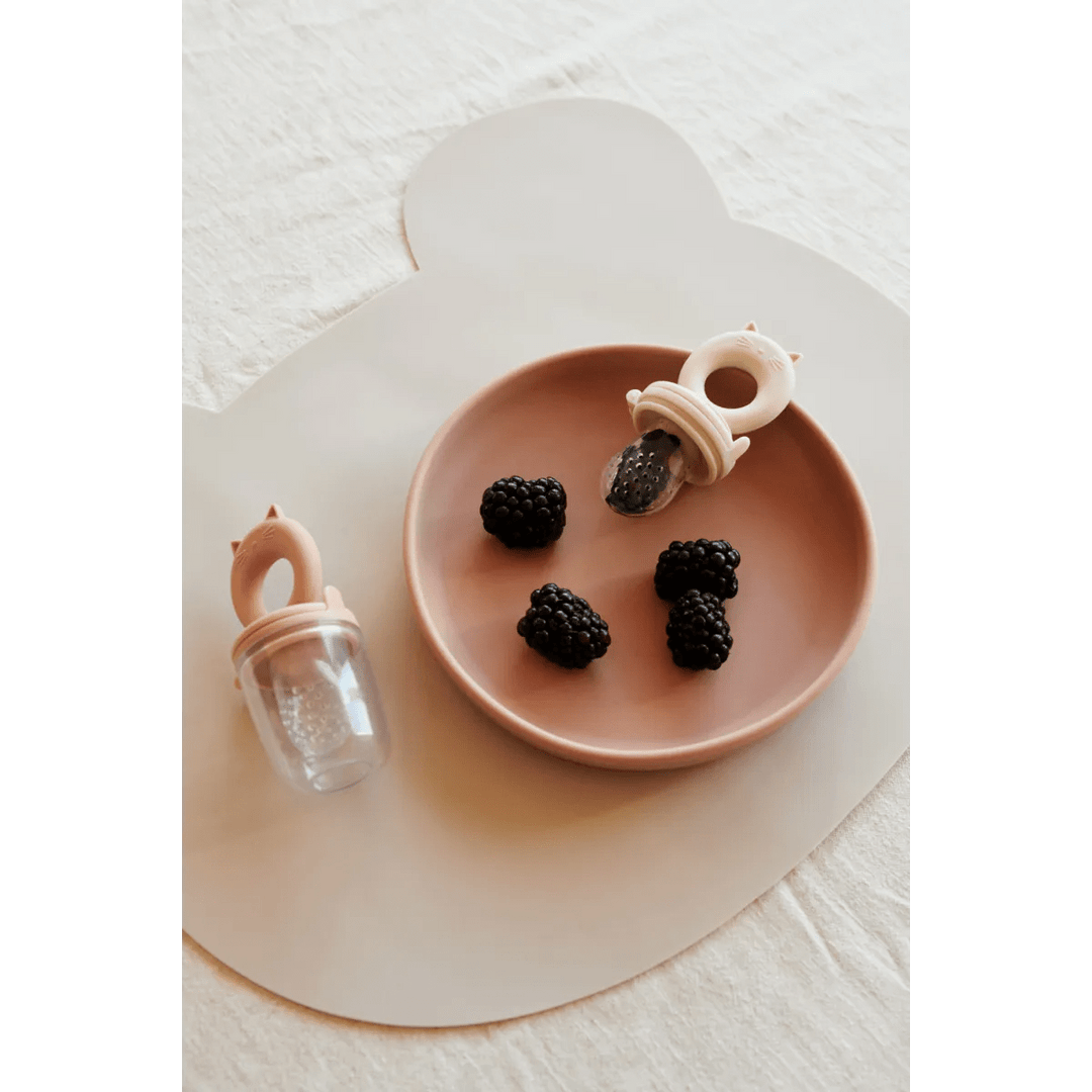 LIEWOOD Miranda Cat Shape Food Feeder 2pk - Tuscany Rose/Apple Blossom | Torgunns Barneklær AS