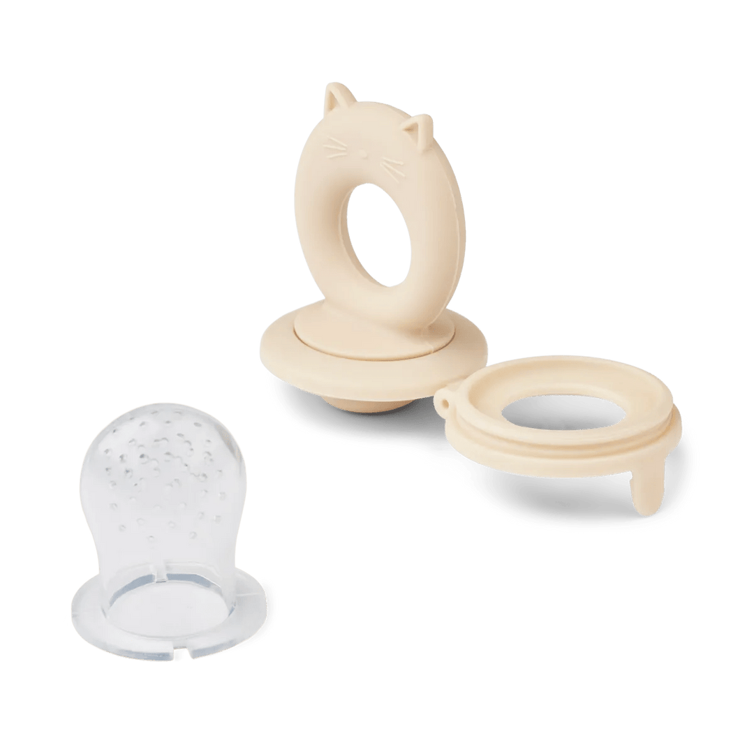 LIEWOOD Miranda Cat Shape Food Feeder 2pk - Tuscany Rose/Apple Blossom | Torgunns Barneklær AS