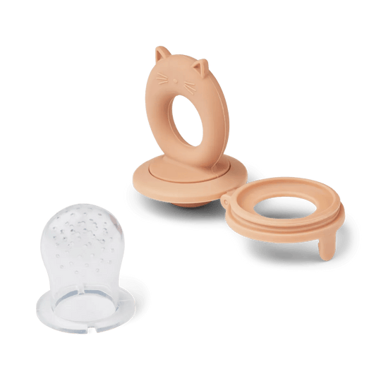 LIEWOOD Miranda Cat Shape Food Feeder 2pk - Tuscany Rose/Apple Blossom | Torgunns Barneklær AS