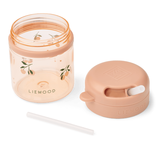 LIEWOOD Pavia Tritan Straw Cup 280ml - Peach | Torgunns Barneklær AS