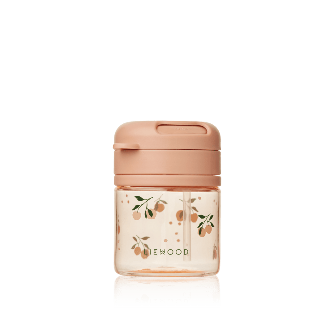 LIEWOOD Pavia Tritan Straw Cup 280ml - Peach | Torgunns Barneklær AS
