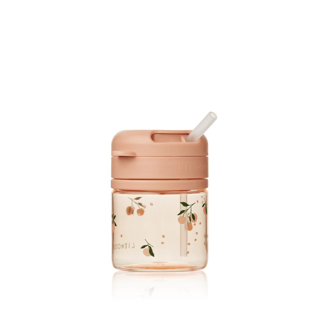 LIEWOOD Pavia Tritan Straw Cup 280ml - Peach | Torgunns Barneklær AS