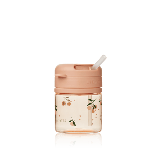 LIEWOOD Pavia Tritan Straw Cup 280ml - Peach | Torgunns Barneklær AS