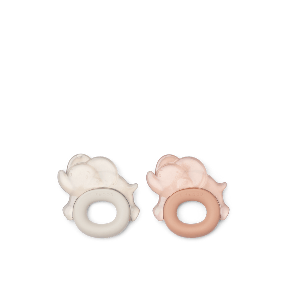 LIEWOOD Rita Elephant Cooling Teether 2pk - Pale Tuscany | Torgunns Barneklær AS