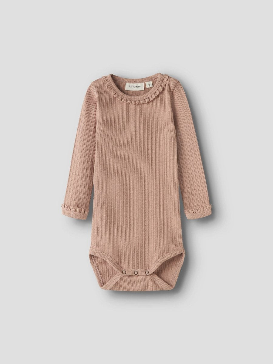 Lil' Atelier Baby BABETTE LS SLIM BODY - Roebuck | Torgunns Barneklær AS