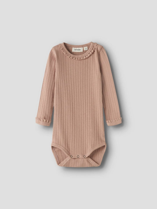 Lil' Atelier Baby BABETTE LS SLIM BODY - Roebuck | Torgunns Barneklær AS