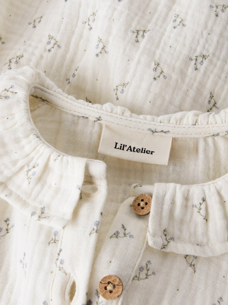 Lil' Atelier Baby BALIA KJOLE - Coconut Milk | Torgunns Barneklær AS