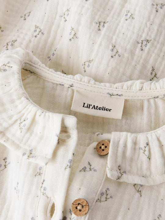 Lil' Atelier Baby BALIA KJOLE - Coconut Milk | Torgunns Barneklær AS