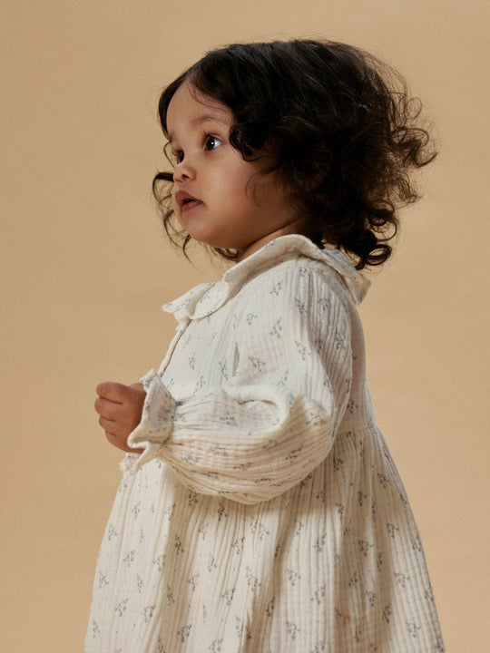 Lil' Atelier Baby BALIA KJOLE - Coconut Milk | Torgunns Barneklær AS