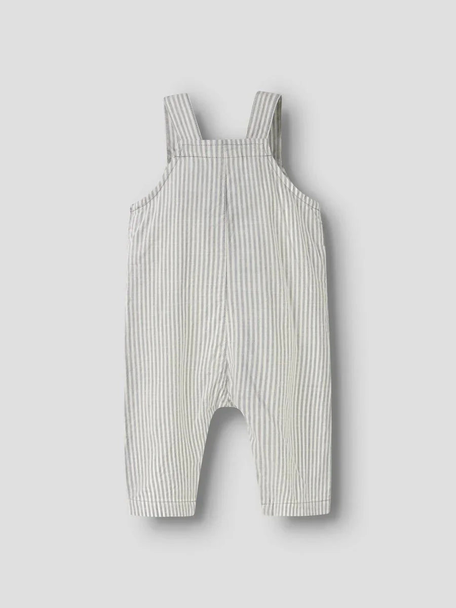 Streifet babybukse i lett stoff, perfekt for små barn 0-8 år
