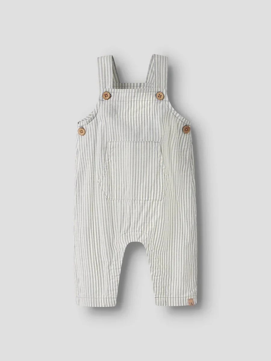 Streifete babybukser med knapper, myke barneklær for spedbarn 0-8 år