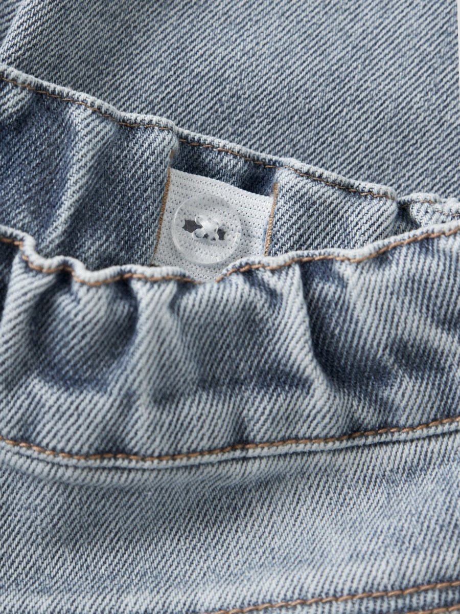 Lil' Atelier Baby DARLEE LOOSE JEANS - Medium Blue Denim | Torgunns Barneklær AS