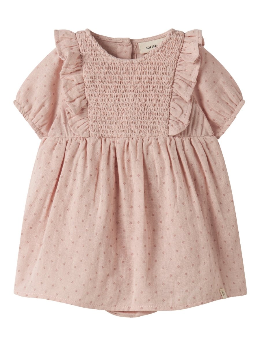 Lil' Atelier Baby DEMBE Bodykjole - Peach Whip | Torgunns Barneklær AS