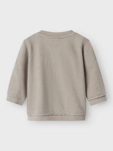 Lil' Atelier Baby DIAS LS NR SWEAT - Mourning Dove | Torgunns Barneklær AS