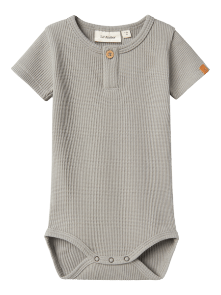 Lil' Atelier Baby DIEM SS BODY - Forest Fog | Torgunns Barneklær AS