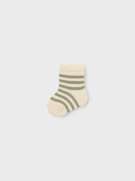 Lil' Atelier Baby DIOGO SOCK - Forest Fog | Torgunns Barneklær AS