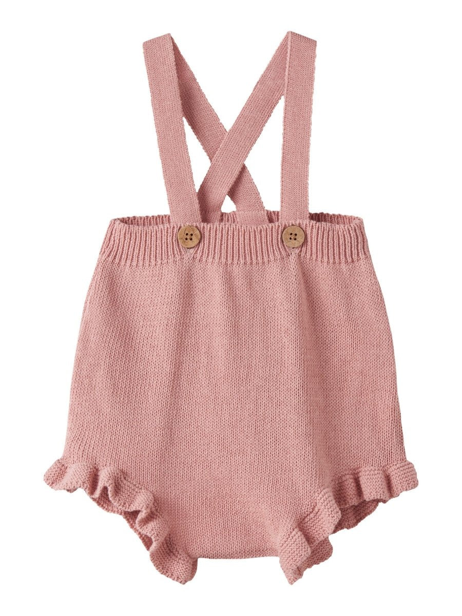 Lil' Atelier Baby FABIOLA KNIT BLOOMERS - Misty Rose | Torgunns Barneklær AS