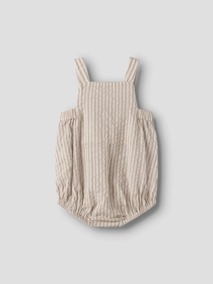 Lil' Atelier Baby FAUSTO LOOSE ROMBER - Coconut Milk | Feather Gray | Torgunns Barneklær AS