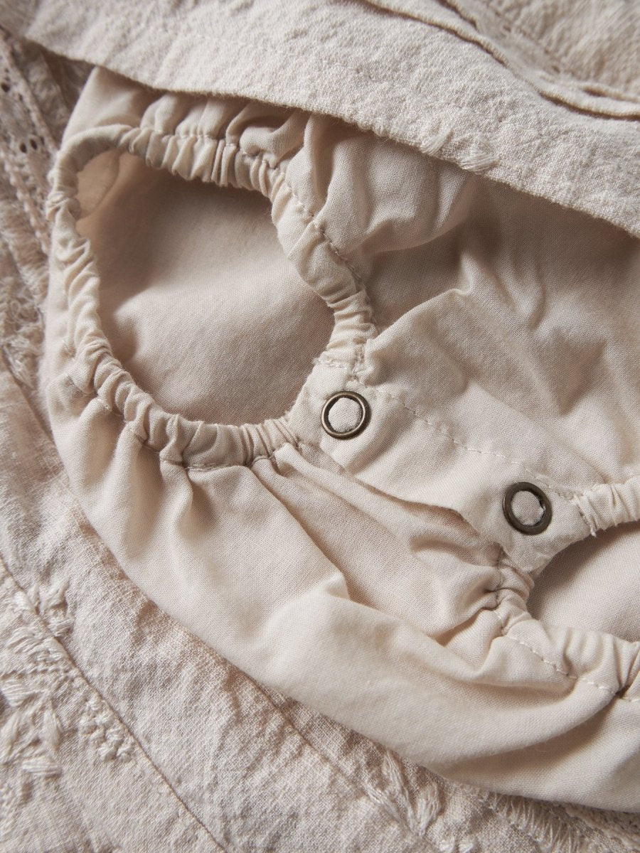 Lil Atelier Baby FERONIA LOOSE bodykjole - Pumice Stone | Torgunns Barneklær AS