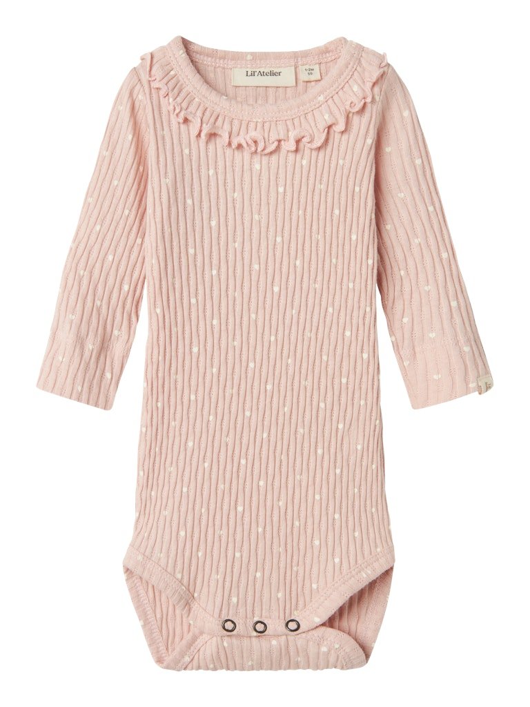 Lil' Atelier Baby FIDUCIA LS SLIM BODY - Peach Whip | Torgunns Barneklær AS