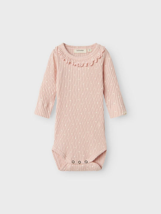 Lil' Atelier Baby FIDUCIA LS SLIM BODY - Peach Whip | Torgunns Barneklær AS