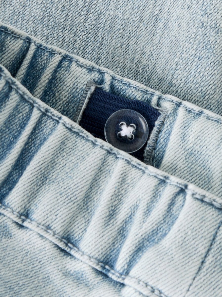 Lil' Atelier Baby FRANCES LOOSE JEANS - Light Blue Denim | Torgunns Barneklær AS