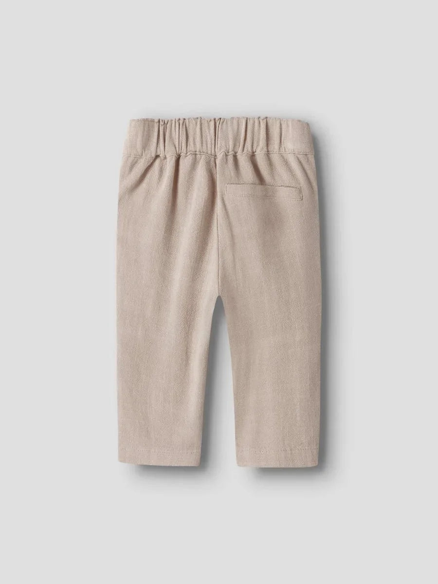 Lil Atelier Baby FREDDIE bukse - Feather Gray | Torgunns Barneklær AS