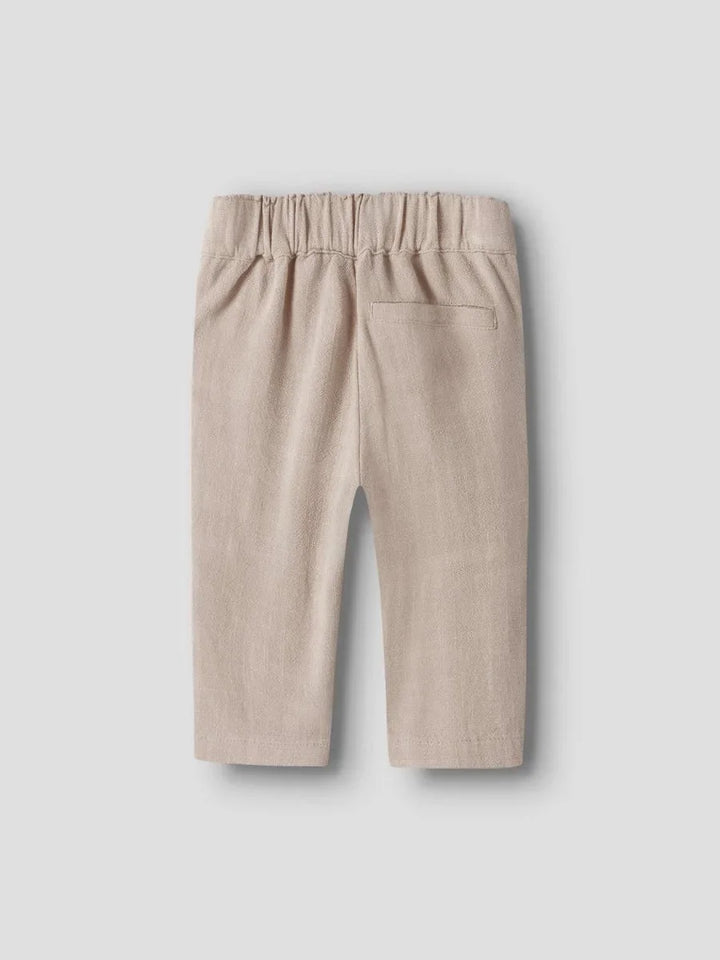 Lil Atelier Baby FREDDIE bukse - Feather Gray | Torgunns Barneklær AS