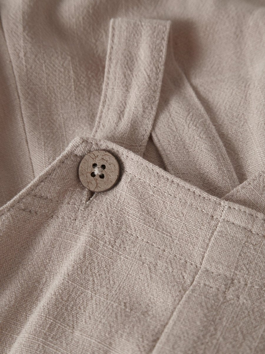 Lil Atelier Baby FREDDIE LOOSE overall - Feather Gray | Torgunns Barneklær AS