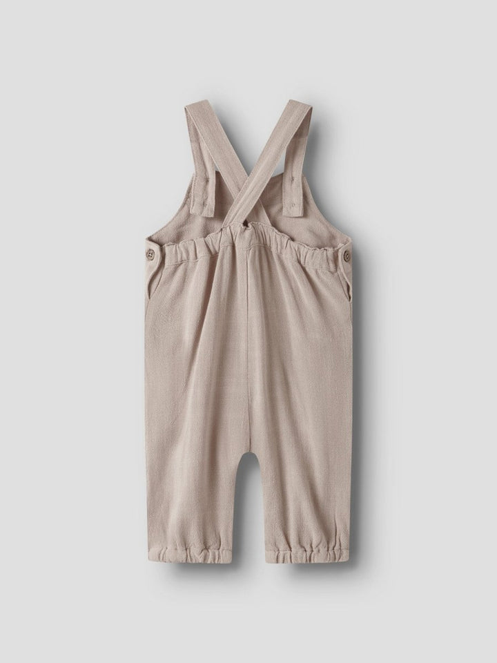 Lil Atelier Baby FREDDIE LOOSE overall - Feather Gray | Torgunns Barneklær AS