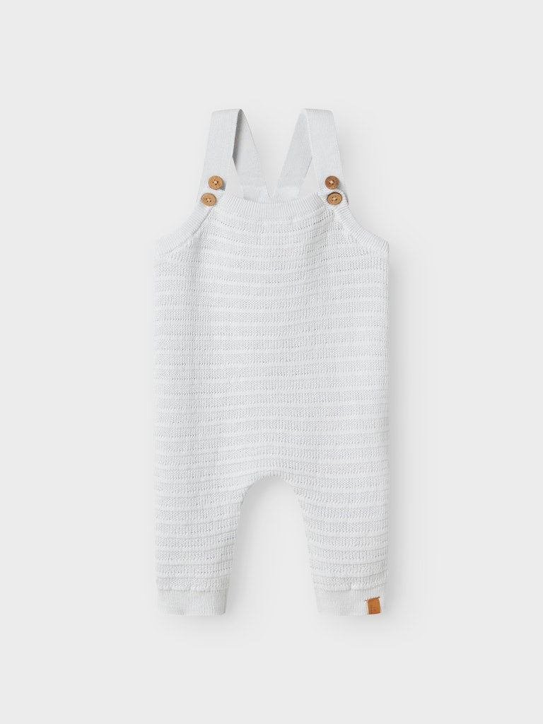 Lil' Atelier Baby FREJO KNIT OVERALL - Ancient Water | Torgunns Barneklær AS