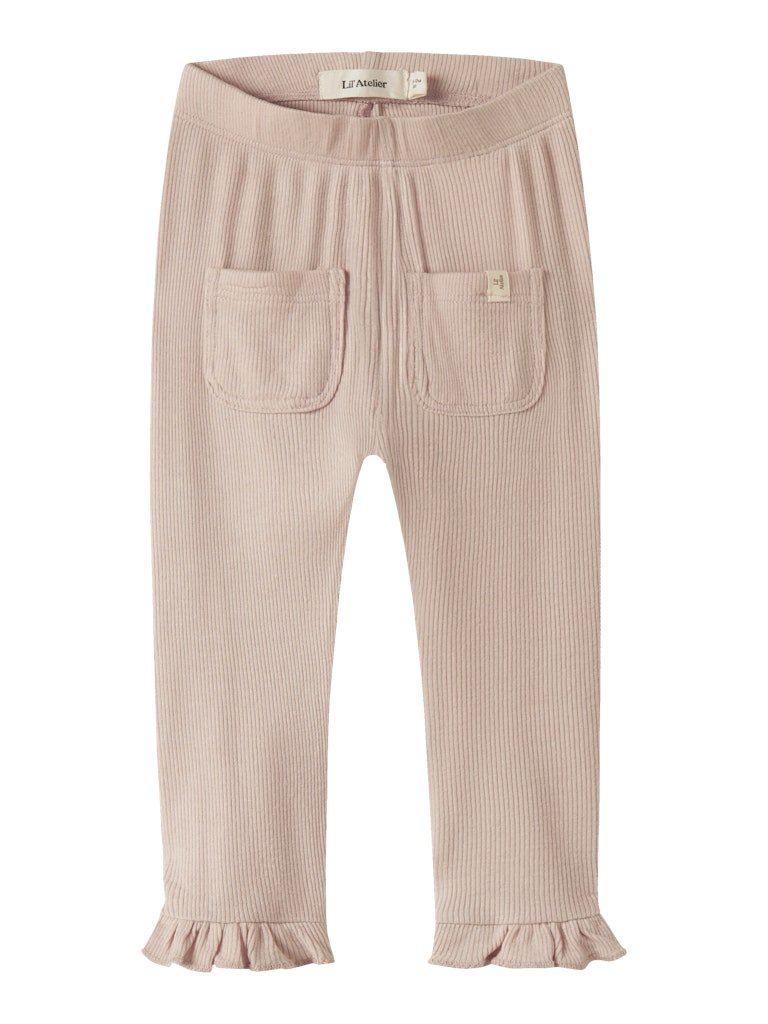 Lil' Atelier Baby FRIJO SLIM LEGGINGS - Peach Whip | Torgunns Barneklær AS