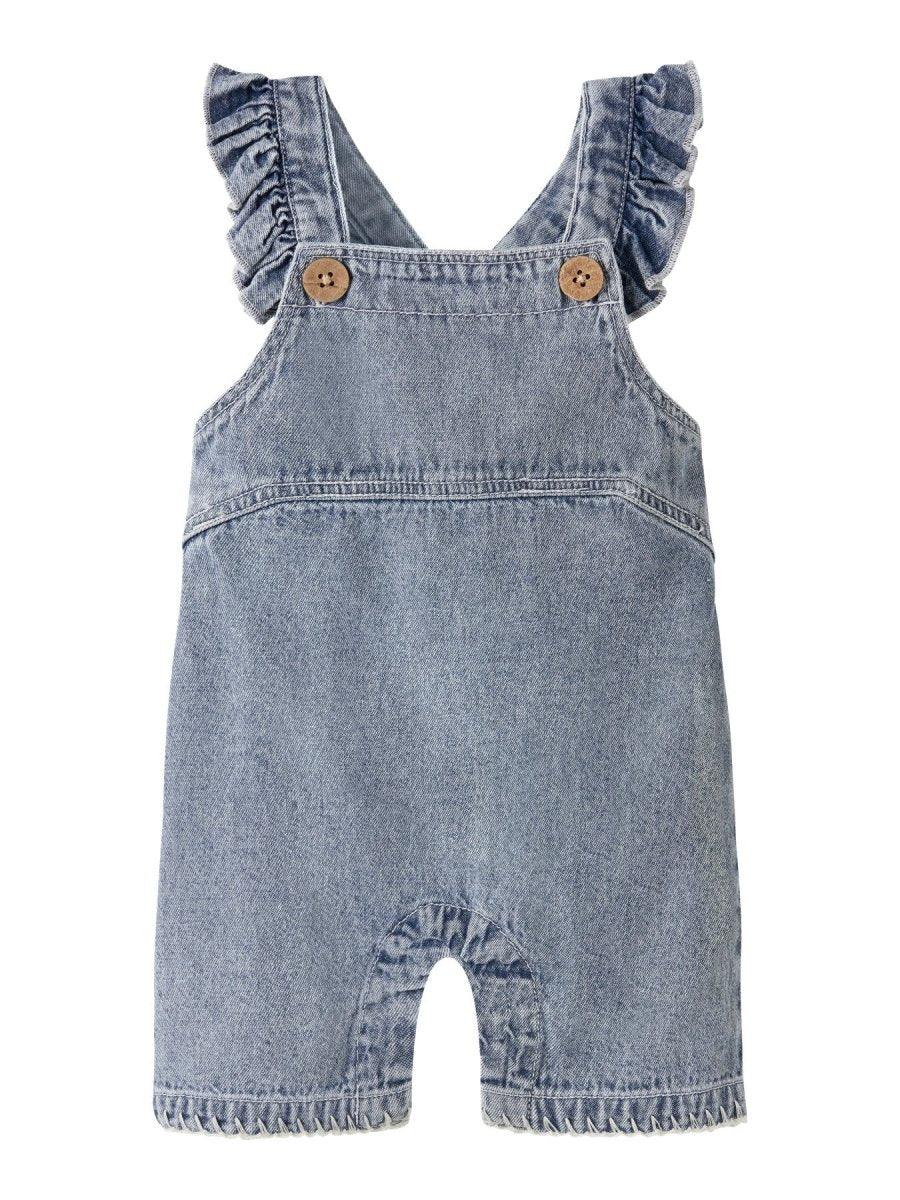 Lil Atelier Baby FUNDA LOOSE DENIM seleshorts - Medium Blue Denim | Torgunns Barneklær AS