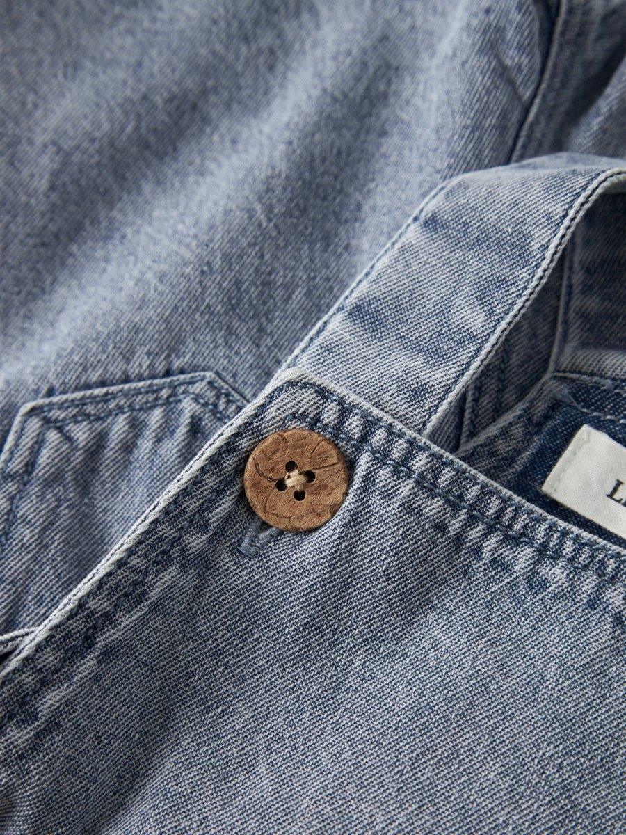Lil Atelier Baby FUNDA LOOSE denim seleshorts - Medium Blue Denim | Torgunns Barneklær AS