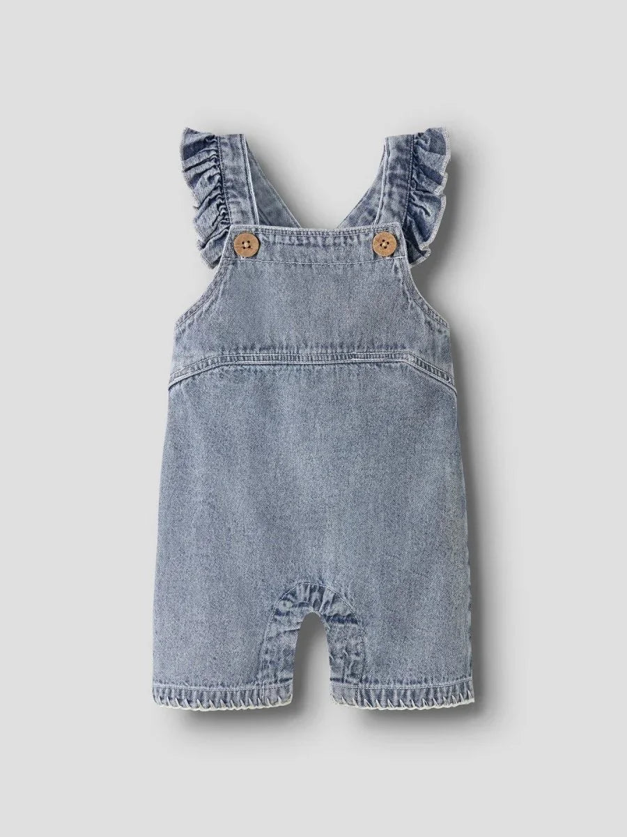 Lil Atelier Baby FUNDA LOOSE DENIM seleshorts - Medium Blue Denim | Torgunns Barneklær AS