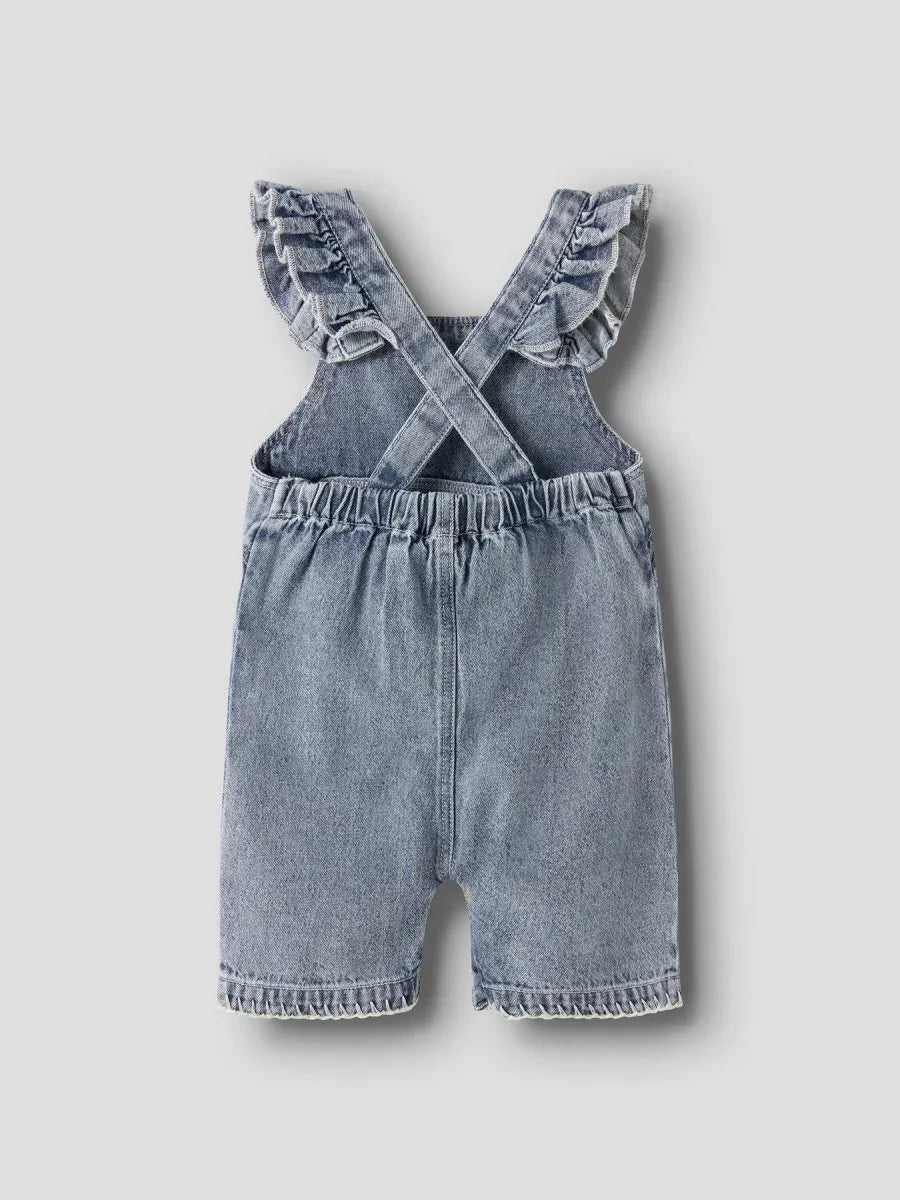Lil Atelier Baby FUNDA LOOSE DENIM seleshorts - Medium Blue Denim | Torgunns Barneklær AS