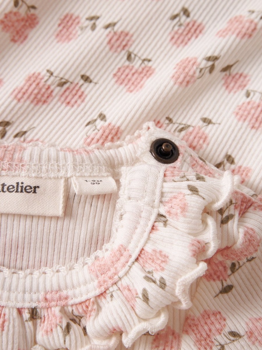 Lil' Atelier Baby GAGO KIS LS SLIM BODY - Coconut Milk | Hydrangea | Torgunns Barneklær AS