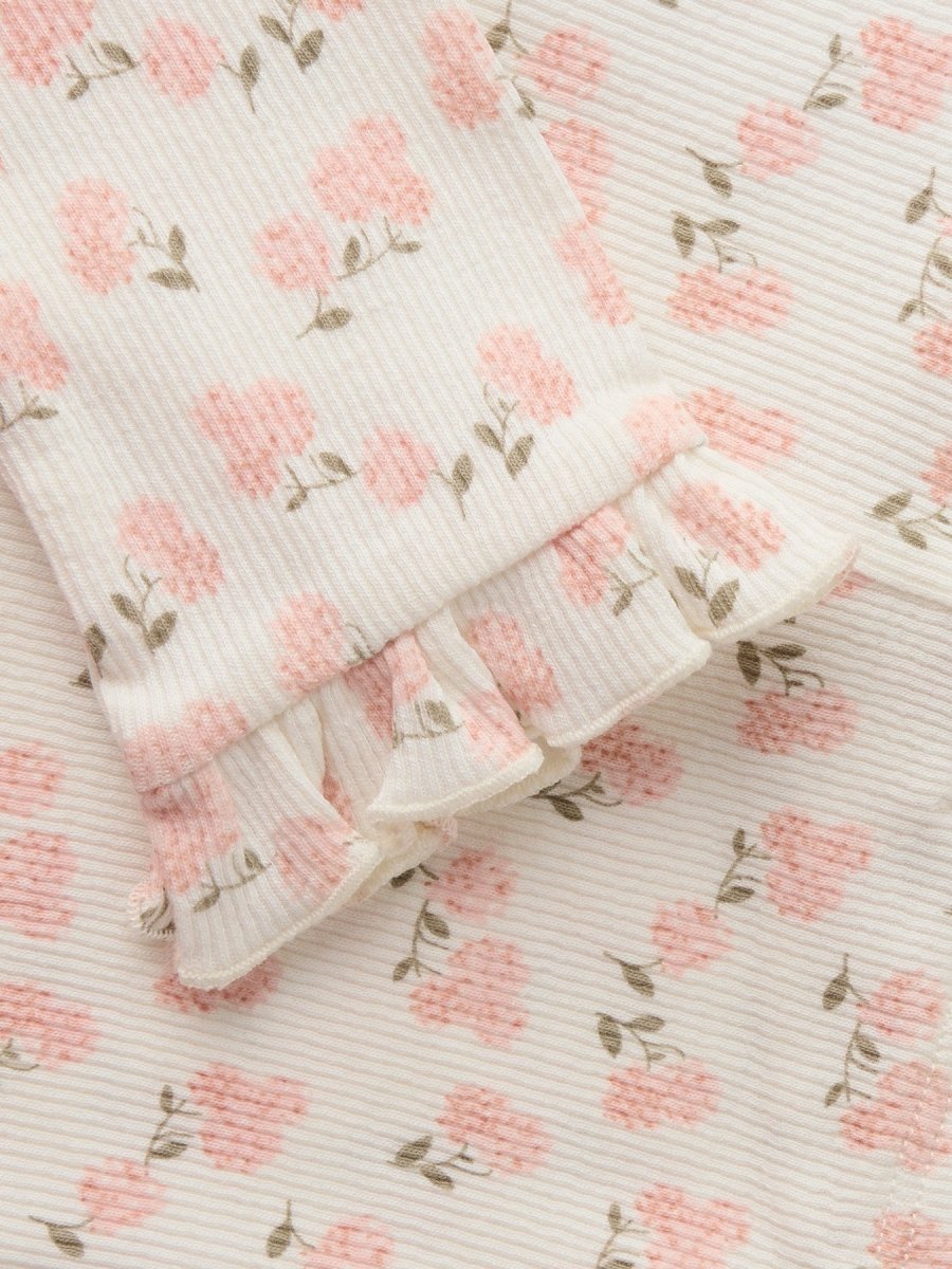 Lil' Atelier Baby GAGO KNY SLIM LEGGINGS - Coconut Milk | Hydrangea | Torgunns Barneklær AS