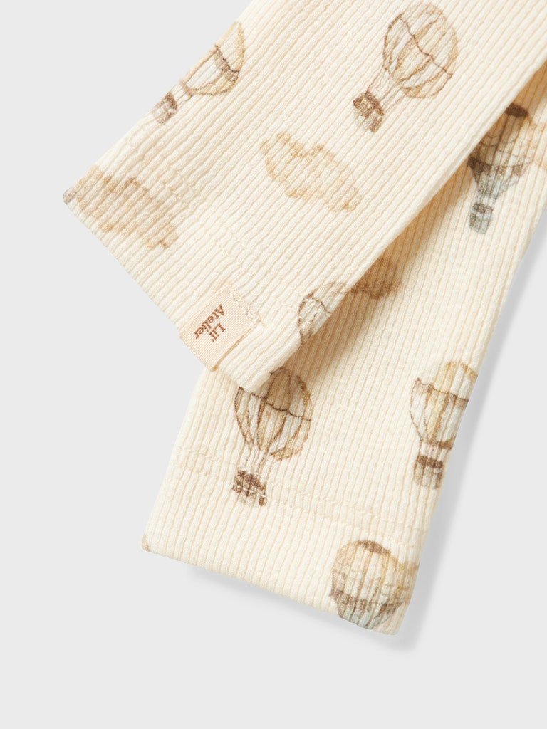 Lil' Atelier BABY GAVO ELF SLIM LEGGING NOOS - Turtledove | Air Balloon | Torgunns Barneklær AS
