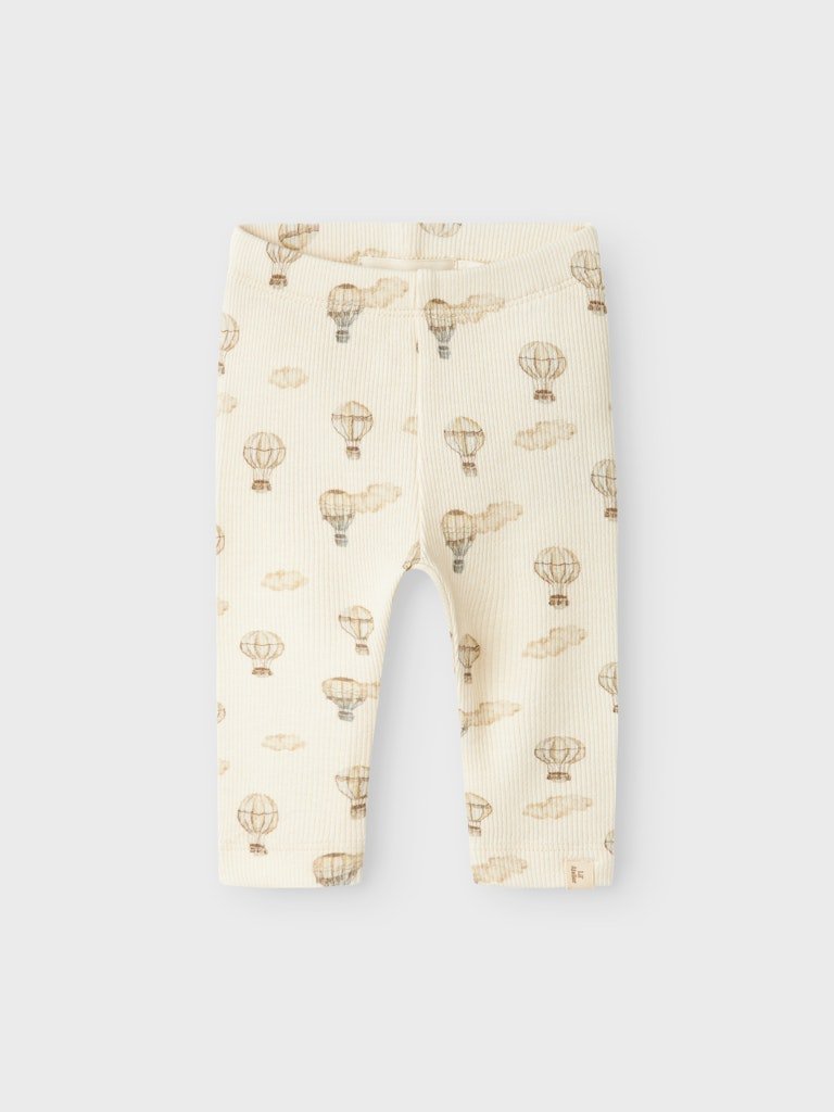 Lil' Atelier BABY GAVO ELF SLIM LEGGING NOOS - Turtledove | Air Balloon | Torgunns Barneklær AS