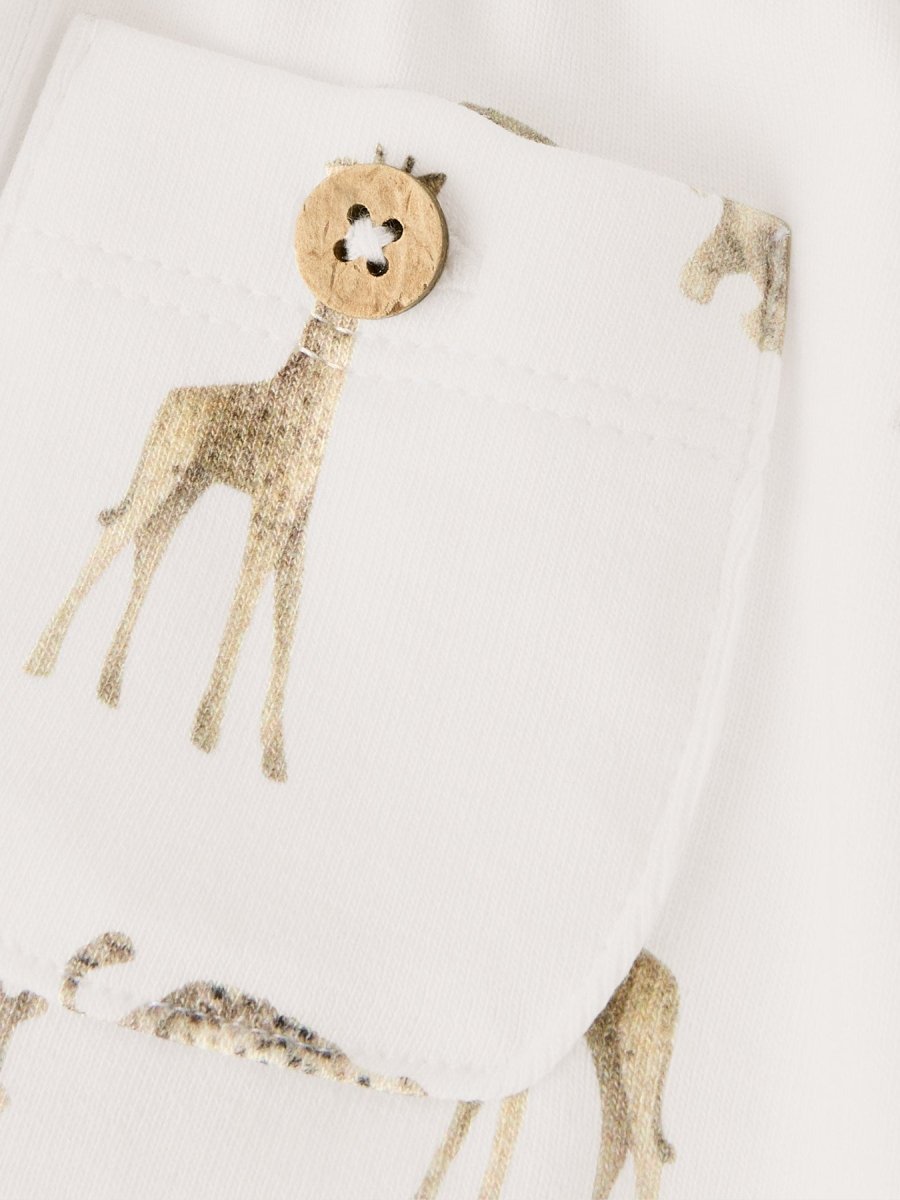 Lil' Atelier Baby GAYO ELO LOOSE PANT NOOS - Coconut Milk | Little Safari | Torgunns Barneklær AS