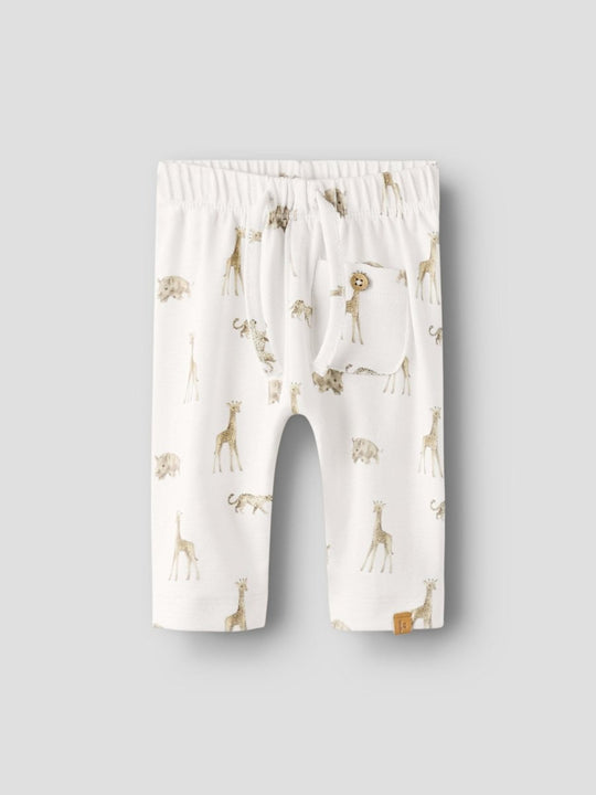 Lil' Atelier Baby GAYO ELO LOOSE PANT NOOS - Coconut Milk | Little Safari | Torgunns Barneklær AS