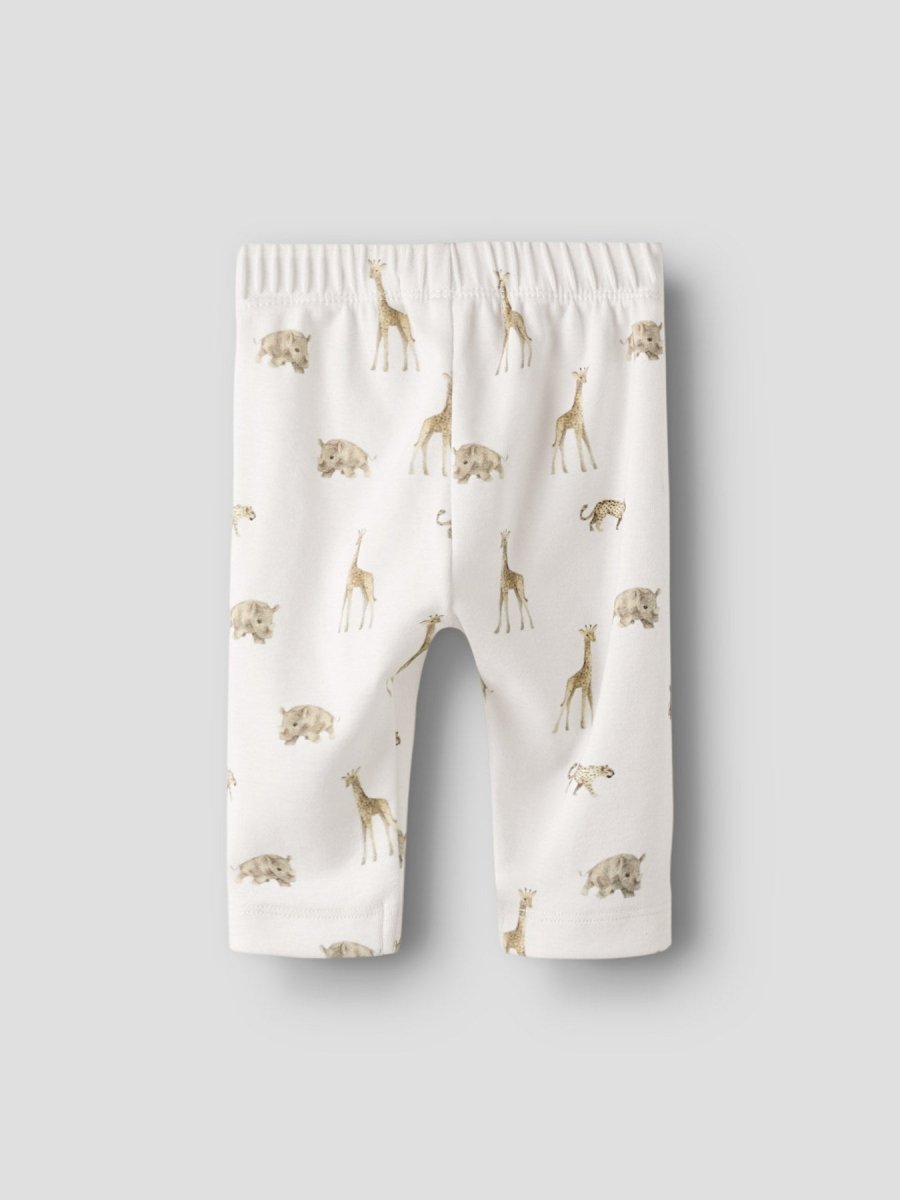 Lil' Atelier Baby GAYO ELO LOOSE PANT NOOS - Coconut Milk | Little Safari | Torgunns Barneklær AS