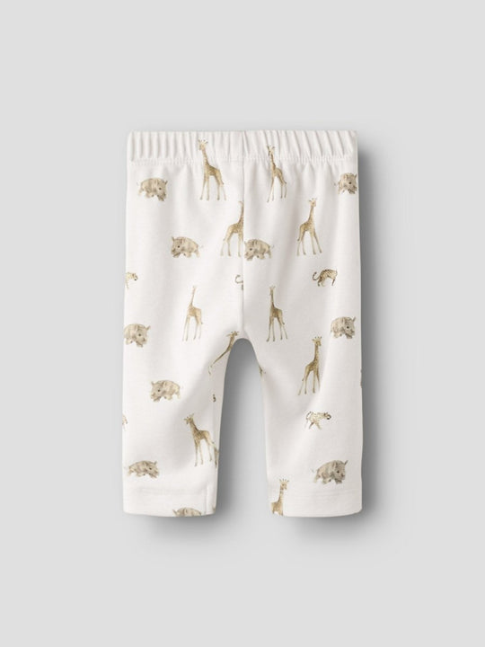 Lil' Atelier Baby GAYO ELO LOOSE PANT NOOS - Coconut Milk | Little Safari | Torgunns Barneklær AS